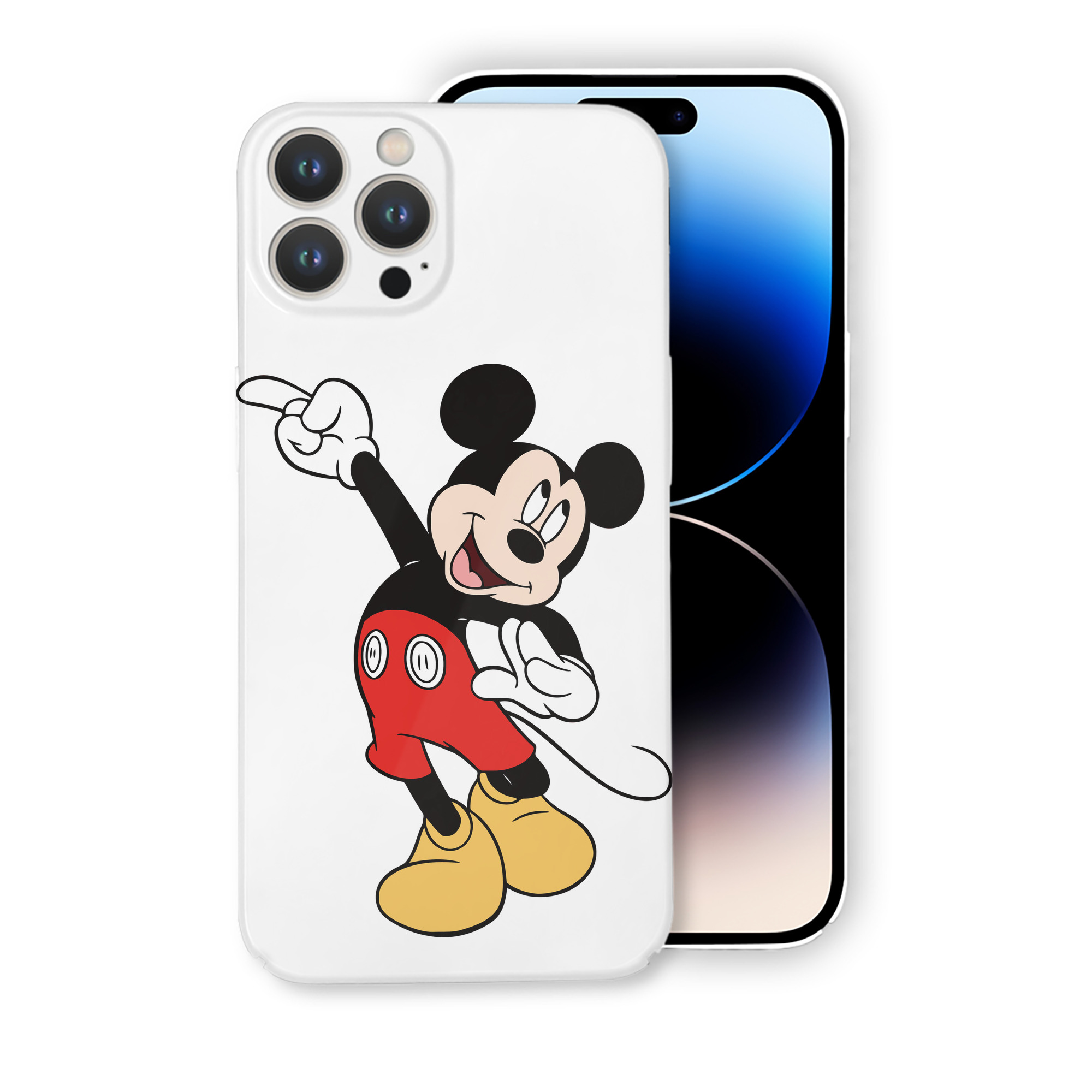 （画像用） ミッキーマウス Mickey Mouse 【iPhone 14シリーズ対応】ハードケース